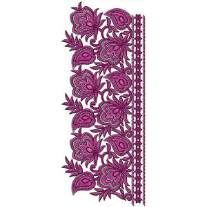 Parisian Vintage Lace Embroidery Design 19842