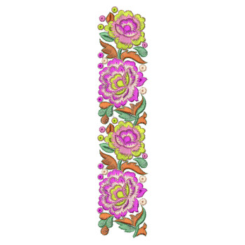 2014 Hyderabad Clothing Trend | Border Embroidery Design