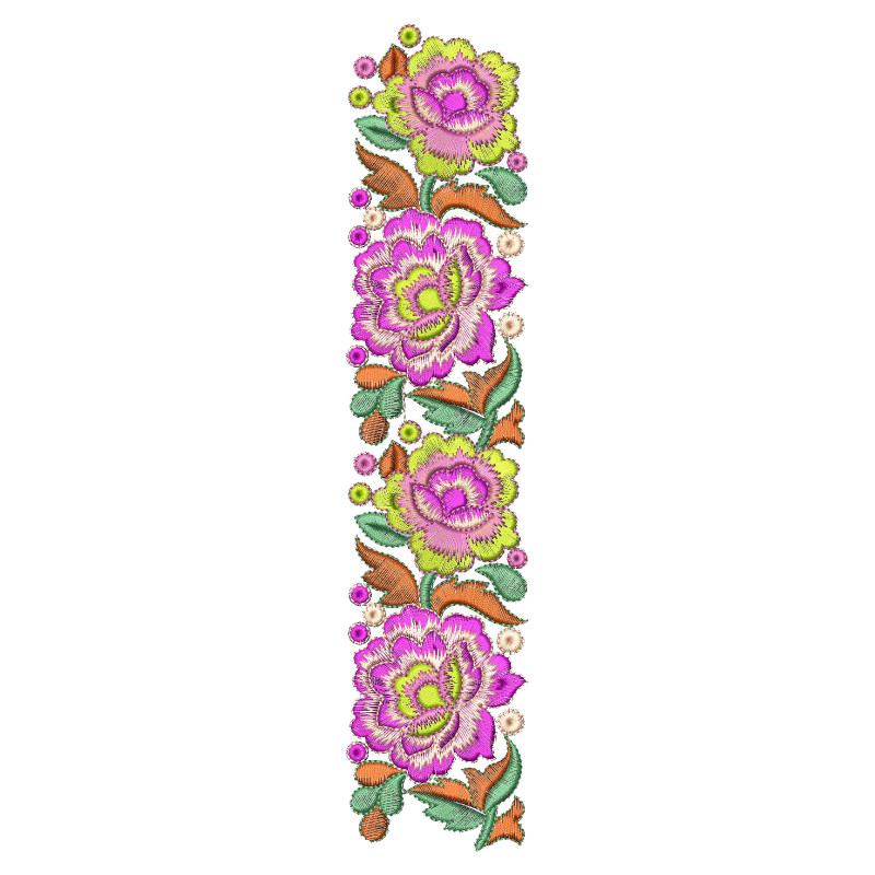 2014 Hyderabad Clothing Trend | Border Embroidery Design