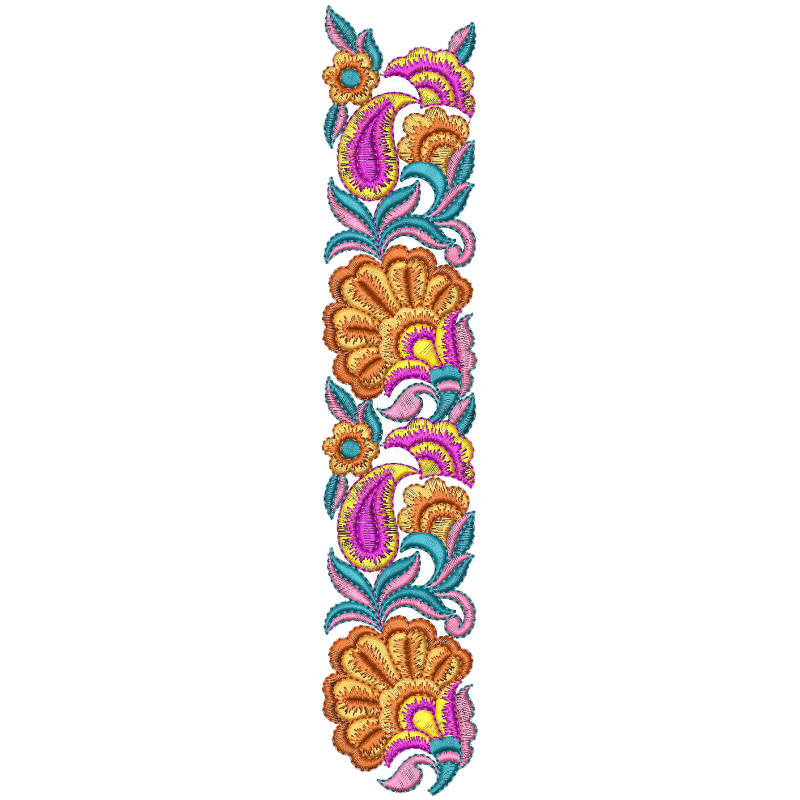 2014 Latest Fashion Embroidery Design