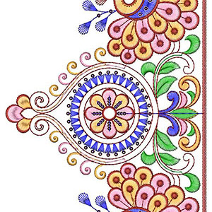 Traditional Special Handwork Bridal Lace Design