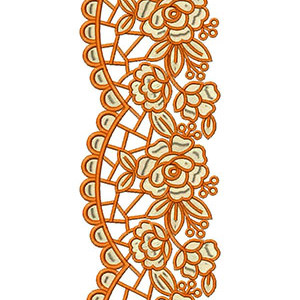 Lace Embroidery Design 20366