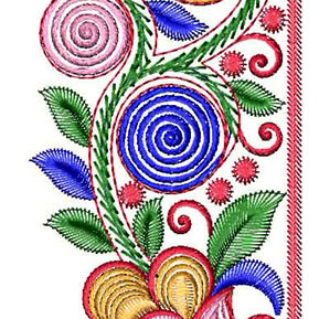 Beautiful Flat Embroidery Lace Designs