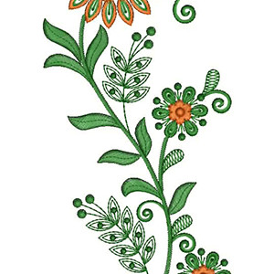 Lace Embroidery Design 20639