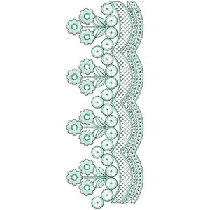 Lace Embroidery Design 20820