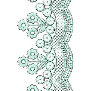 Lace Embroidery Design 20820