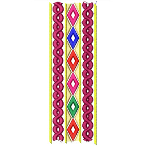 Latest Elegant Lace Embroidery Design 20885