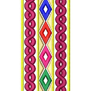 Latest Elegant Lace Embroidery Design 20885