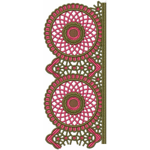 Chemical Lace Embroidery Design 20886