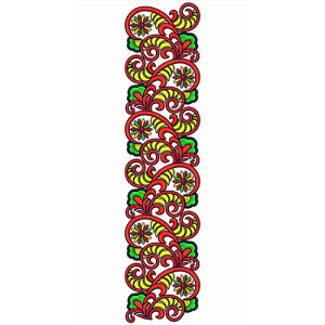 Cultural Lace Embroidery Design 20890