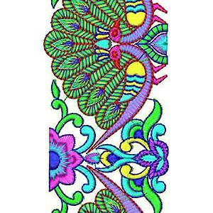 Gujarati Navratri Festival Lace Embroidery Design
