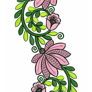 Lace Embroidery Design 21039