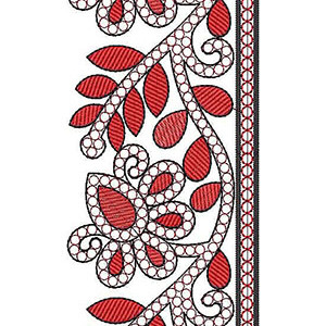 Lace Embroidery Design 21095