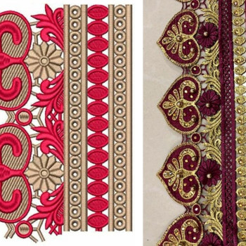 Jalabiya Freestanding Embroidery Design 21123