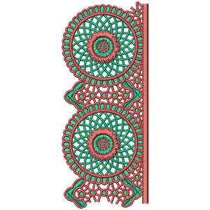 Creative woman burkha Freestanding Embroidery Design 21127