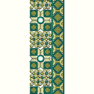 French Wedding Gown Lace Embroidery Design 21282