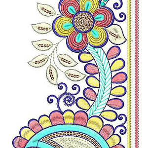Lace Border Embroidery Designs 213