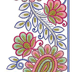 Simple Embroidery Border Patterns 217