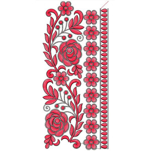 Lehenga Choli Lace Embroidery Design 21991