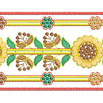 Flower Embroidery Design For Sarees