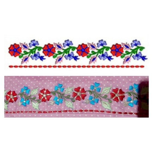 Flowers Design For Machine Embroidery