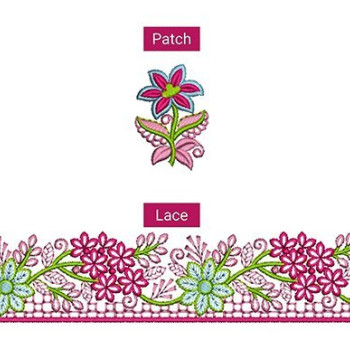 Wild Flower Embroidery Lace