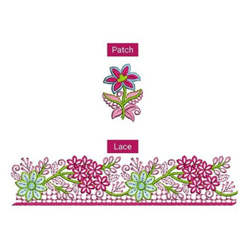 Wild Flower Embroidery Lace