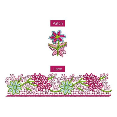 Wild Flower Embroidery Lace