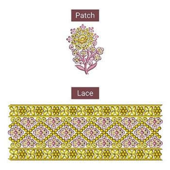 Embroidery Lace For Dupatta