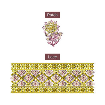 Embroidery Lace For Dupatta