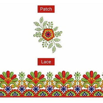 Traditional Folk Pattern Embroidery