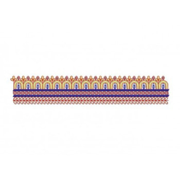 Embroidery Lace Pattern For Dupatta