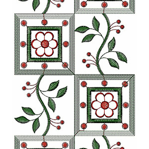 Gerbera Daisy Square Design 22295