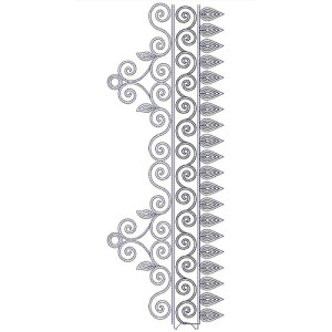 New Lace Embroidery Design 23261