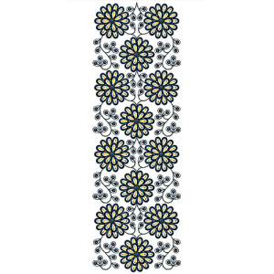 Flower Bunch Embroidery Lace Design 23436