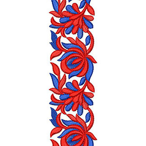 Adorable Lace Border Embroidery Design 23926