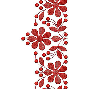 Acceptable Lace Border Embroidery Design 23969