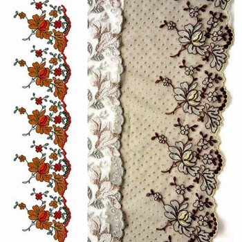 Aesthetic Flower Lace Design Embroidery 24264