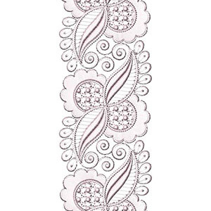 Wonderful Lace Border Design In Embroidery 24374