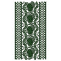 Green Vine With Brick Mosaic Lace Embroidery Design 24557