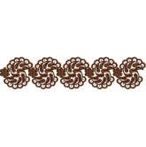 The leaf-Inspired Lace Embroidery Design 24614