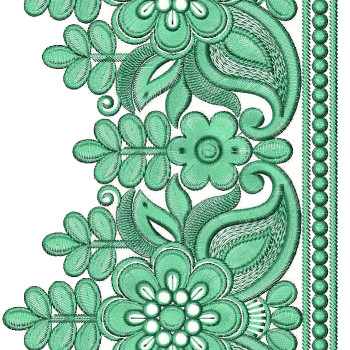 Saree Border Embroidery Design 25776