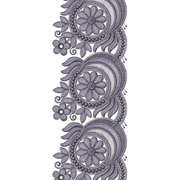 Cut Work Lace Embroidery Design 25777