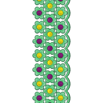 Cut Work Lace Embroidery Design 25781