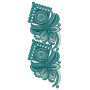 Machine Embroidery Lace In Square Shape 25791