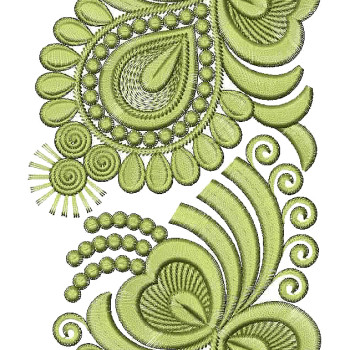 Small Heart Lace Embroidery Design 25819