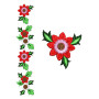 Machine Embroidery Flowers Designs 26414