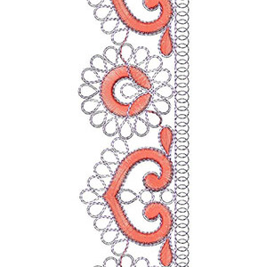 Lace Embroidery Design 30182