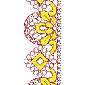 Lace Embroidery Design 30186