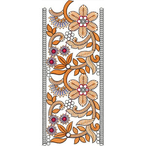 Lace Embroidery Design 30218